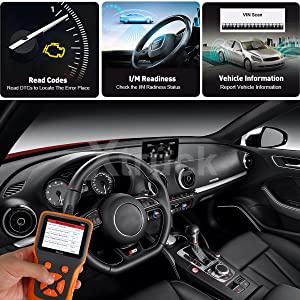 Automotive Scanner OBD2 Scanner Y09 check Engine Code Reader OBD2 Scanner Car Check Engine Fault Diagnostic Scanning Tool
