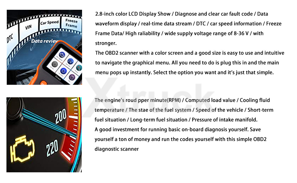 Automotive Scanner OBD2 Scanner Y09 check Engine Code Reader OBD2 Scanner Car Check Engine Fault Diagnostic Scanning Tool