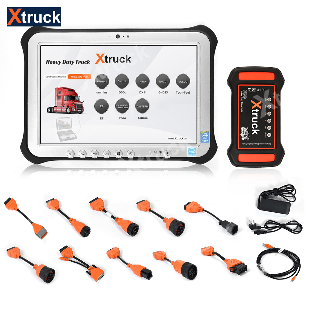 Xtruck Y009 HDD +FZ G1 tablet for Heavy duty Truck Diagnostic Kit