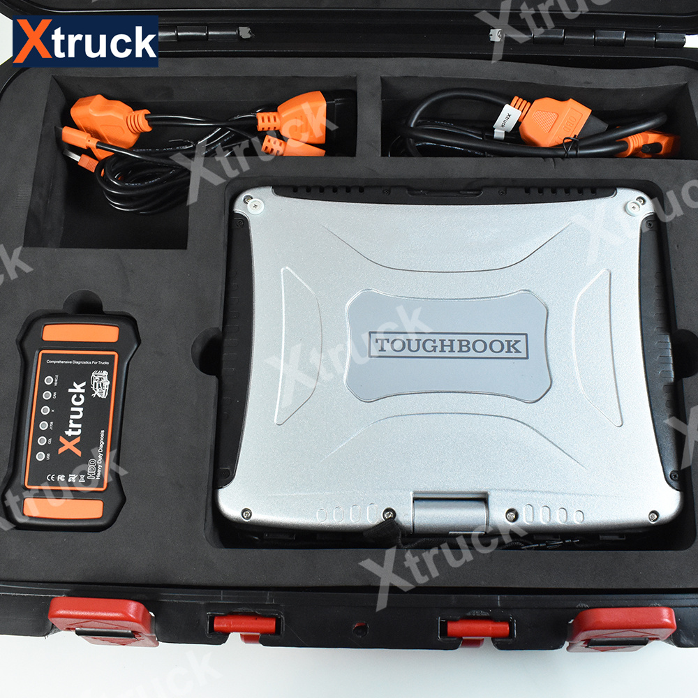 Xtruck Y009 HDD +CF19 Laptop for Heavy duty Truck Diagnostic Kit
