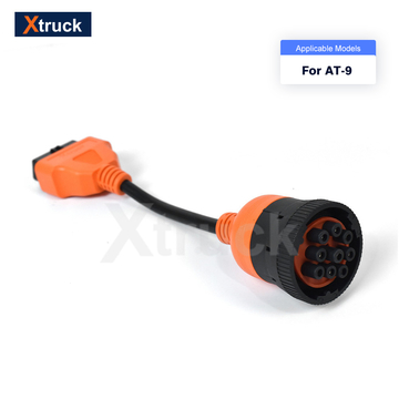 XTRUCK FOR AT-9 Cable engineering construction machinery truck excavator bus loader diagnostic tool