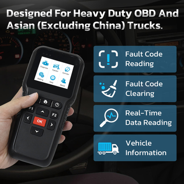 Xtruck Truck Heavy Duty OBD Code Reader Y201 Trucks Diagnostic Tool