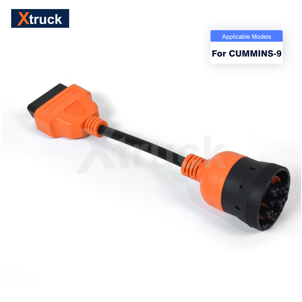 XTRUCK FOR CUMMINS-9 Cable engineering construction machinery truck excavator bus loader diagnostic tool