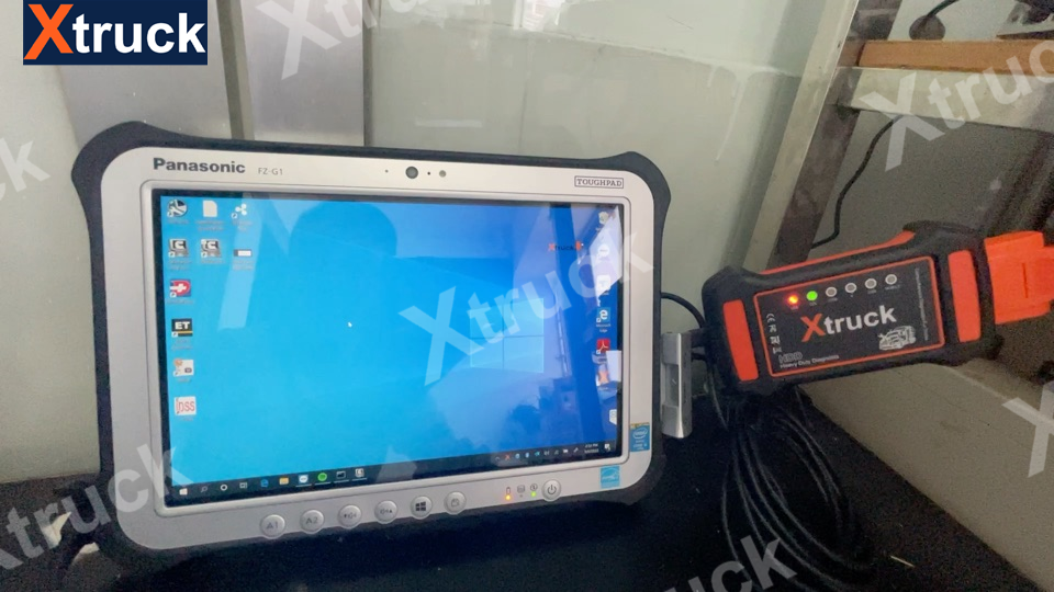 Xtruck Y009 HDD +FZ G1 tablet for Construction Excavators Diagnostic Kit