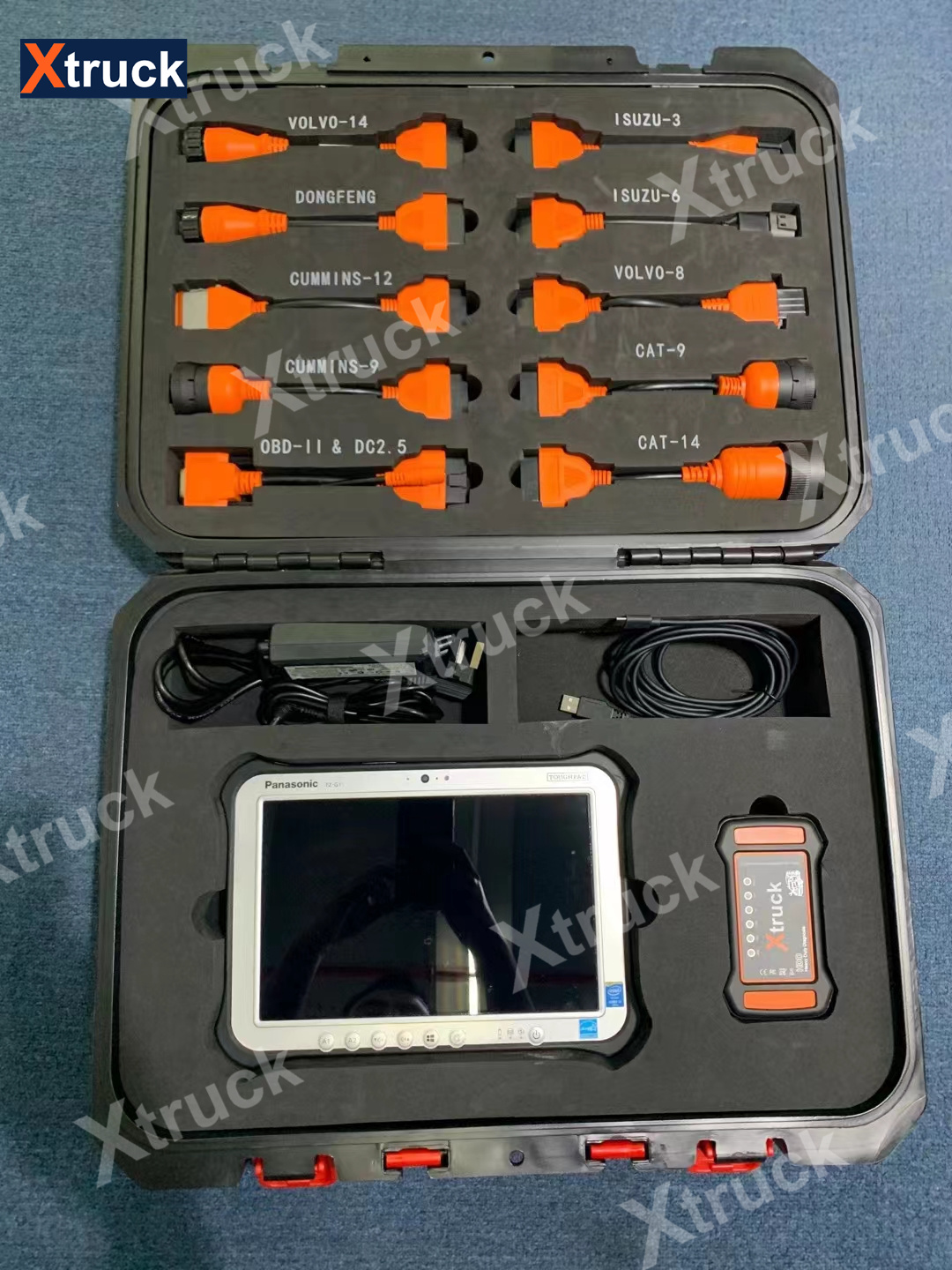 Xtruck Y009 HDD +FZ G1 tablet for Construction Excavators Diagnostic Kit