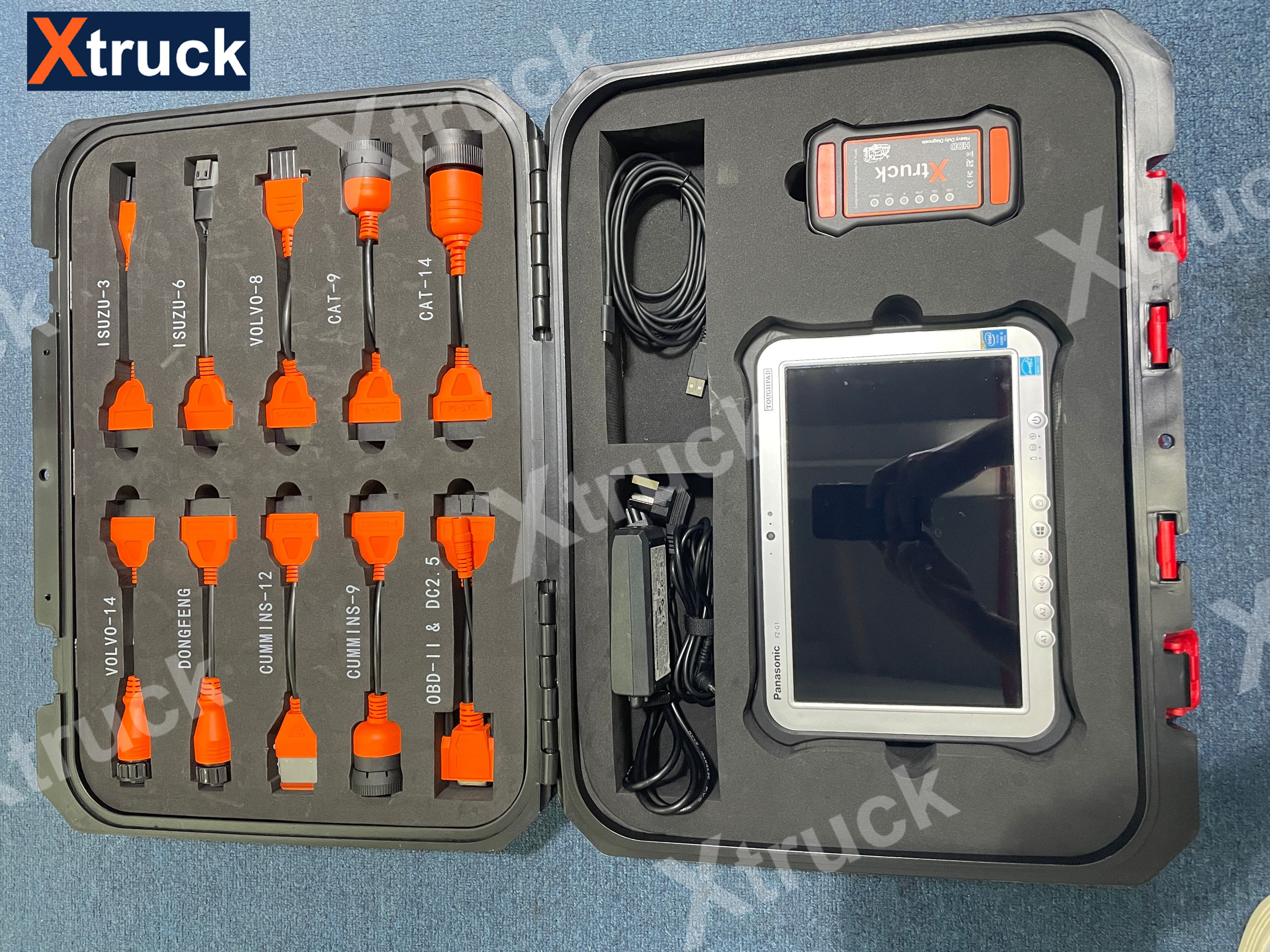 Xtruck Y009 HDD +FZ G1 tablet for Construction Excavators Diagnostic Kit