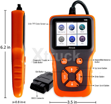 Automotive Scanner OBD2 Scanner Y09 check Engine Code Reader OBD2 Scanner Car Check Engine Fault Diagnostic Scanning Tool