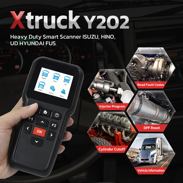 Xtruck Truck Heavy Duty OBD Code Reader Y202 Trucks Diagnostic Tool