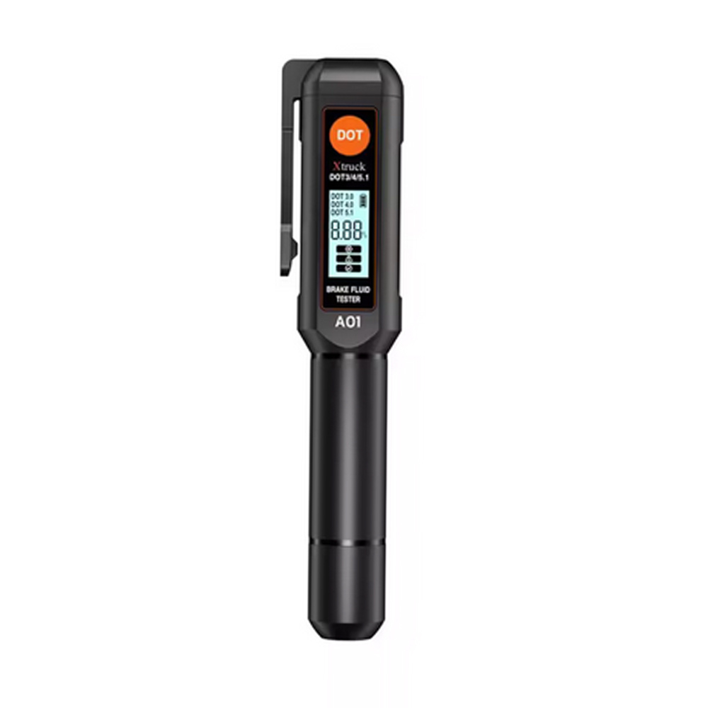 Xtruck A01 Brake fluid test pen probe with screen display alarm oil tester calibration are suitable for DOT3 DOT4 and DOT5.1 Xtruck A01 Brake fluid test pen probe with screen display alarm oil tester calibration are suitable for DOT3 DOT4 and DOT5.1